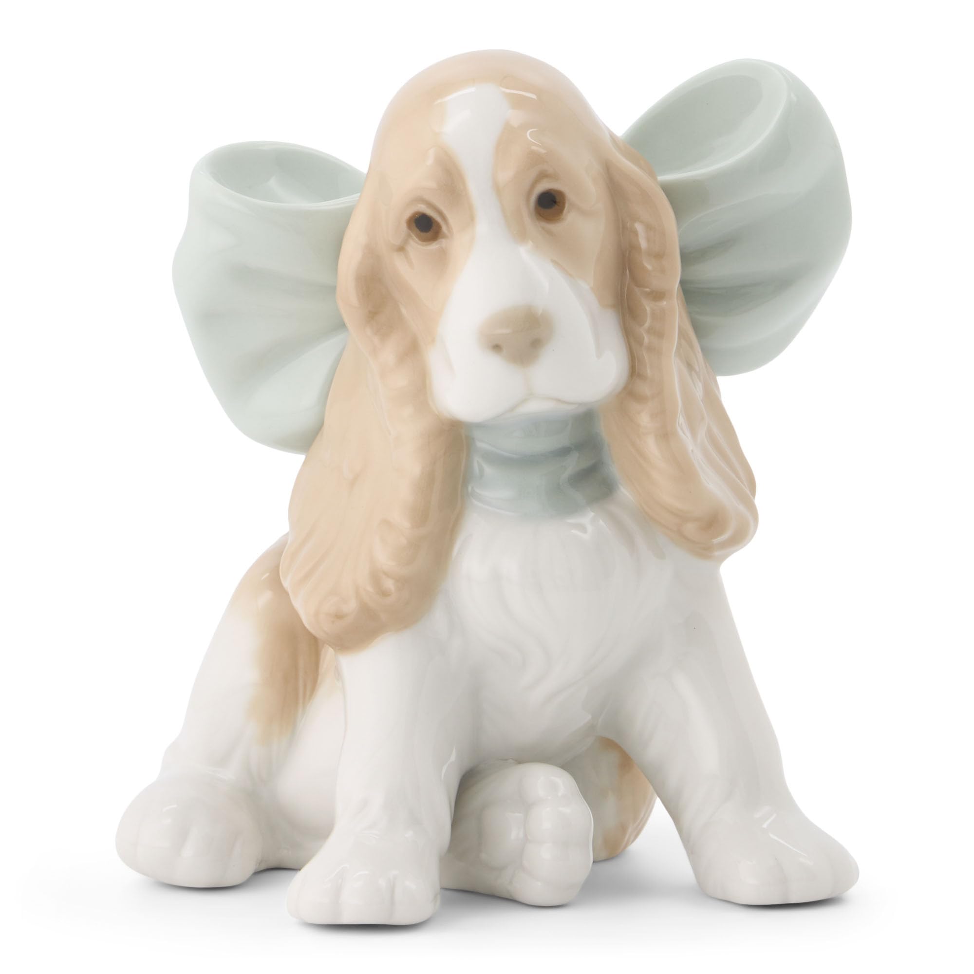 Amazon.co.jp: ナオ Nao リヤドロ 人形 リボンの仔犬 02001349